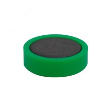 Magneti per lavagne bianche 25 mm Q-Connect verde - conf. 10 pz - KF02641