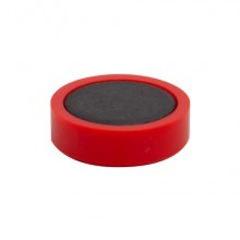 Magneti per lavagne bianche 25 mm Q-Connect rosso - conf. 10 pz - KF02642