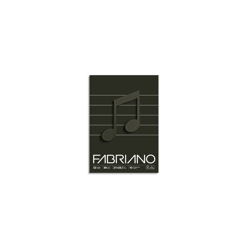 Quaderno musica punto metallico Fabriano A4 - 32 fogli 19100768 (Conf.10)