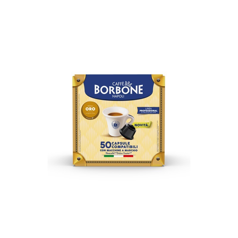 Capsule Caffè Borbone miscela oro compatibili con Dolce Gusto® - conf. 50 pz - DGBORO50N