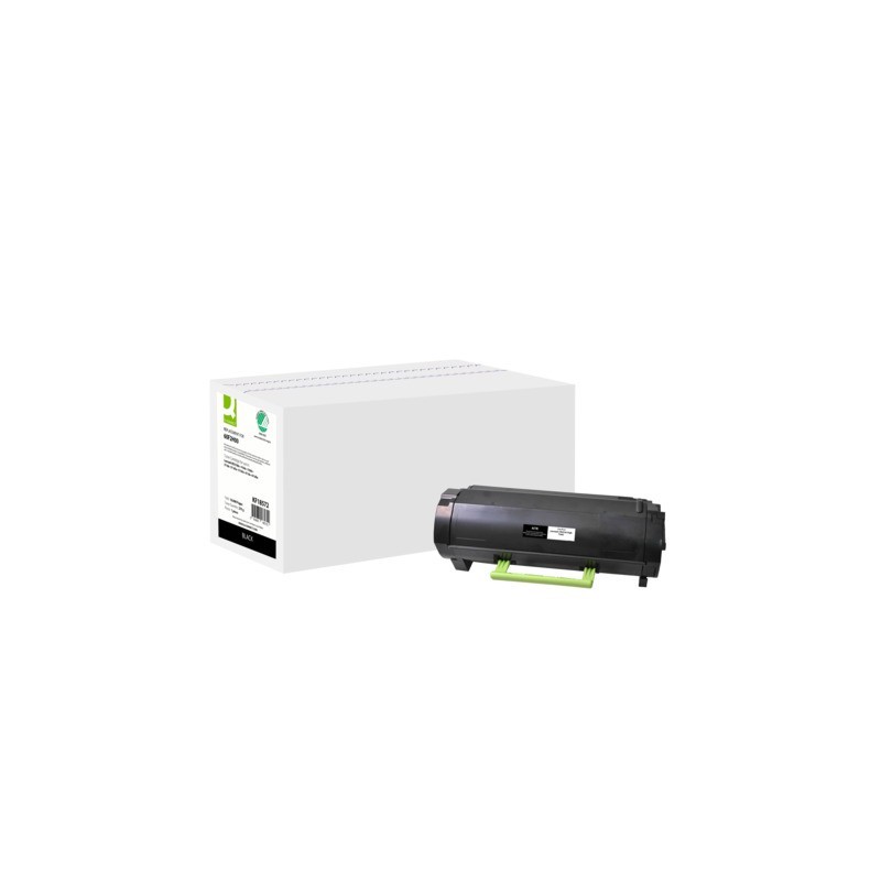Toner Q-Connect rigenerato Lexmark 602H (60F2H00) nero - KF18572