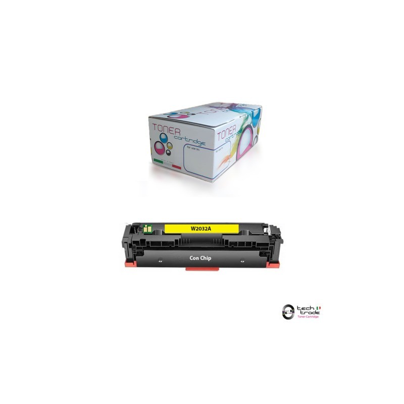 Toner Tech Trade rigenerato HP 415A - W2032A giallo - TTPHPW2032A-CHIP