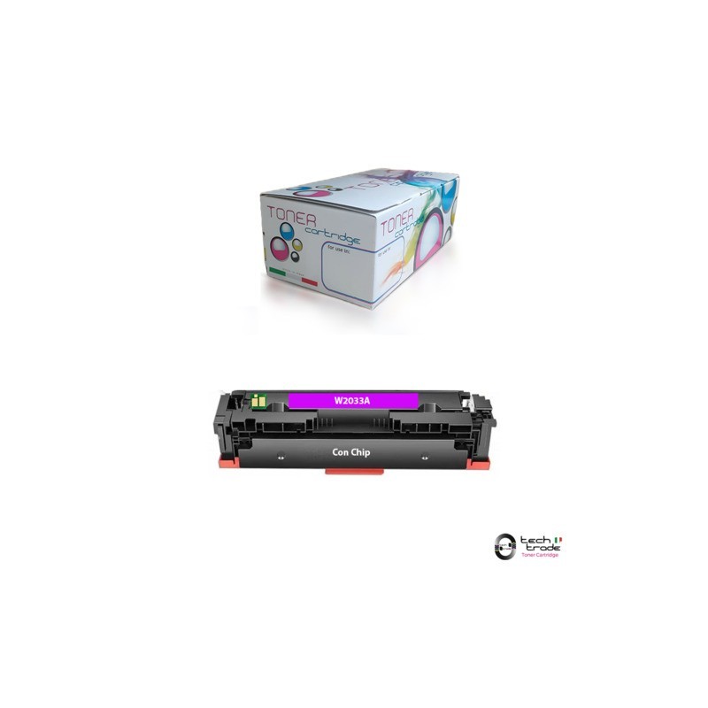 Toner Tech Trade rigenerato HP 415A - W2033A magenta - TTPHPW2033A-CHIP