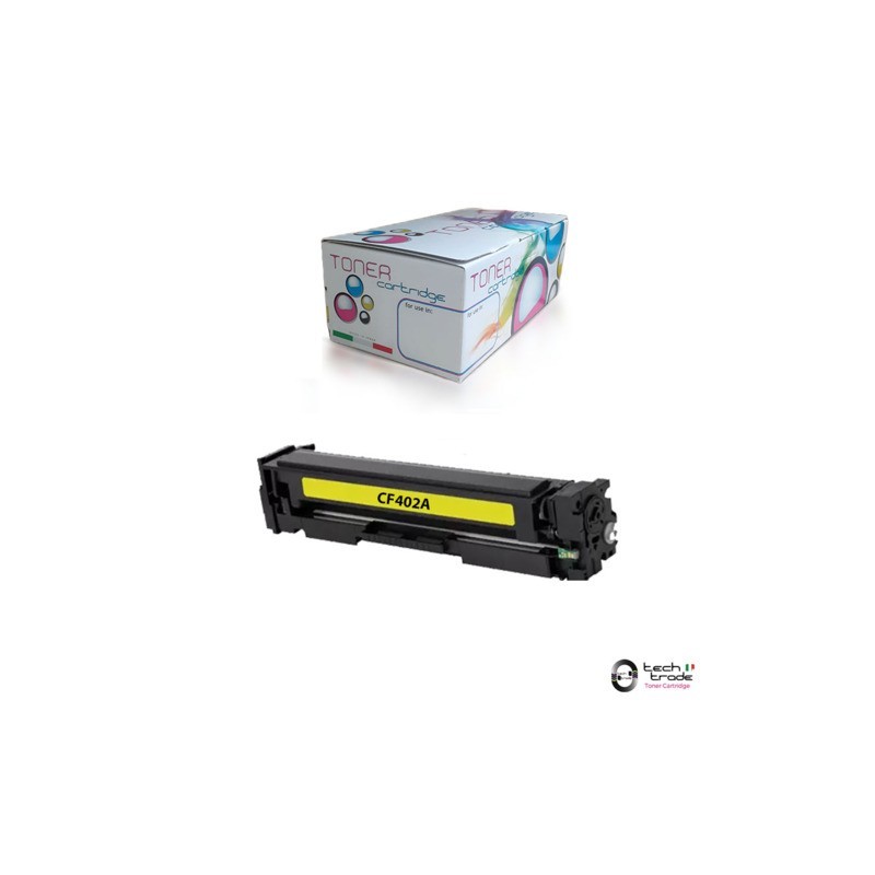 Toner Tech Trade rigenerato HP 201A (CF402A) giallo - TTPHPCF402A