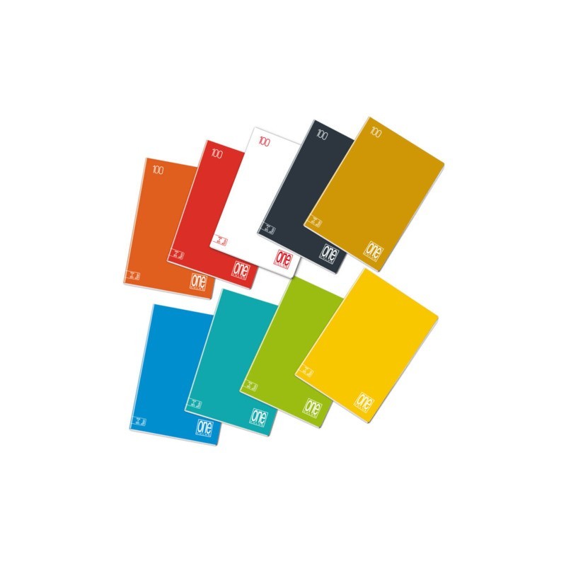 Maxi quaderno One Color A4 - 100 g/m² - 24+1 ff - B - 8060 (Conf.10)