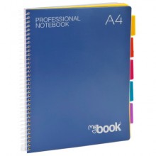 Quaderno Maxi spiralato con fori e divisori Nikoffice A4 - 125 ff - 5 mm - 30NIK041