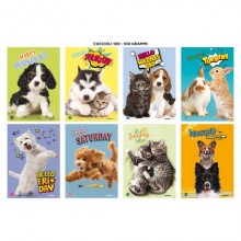 Maxi quaderno Blasetti Cuccioli A4 - 100 g/m² - 18 ff - 10M - conf. 10 pezzi - 8621