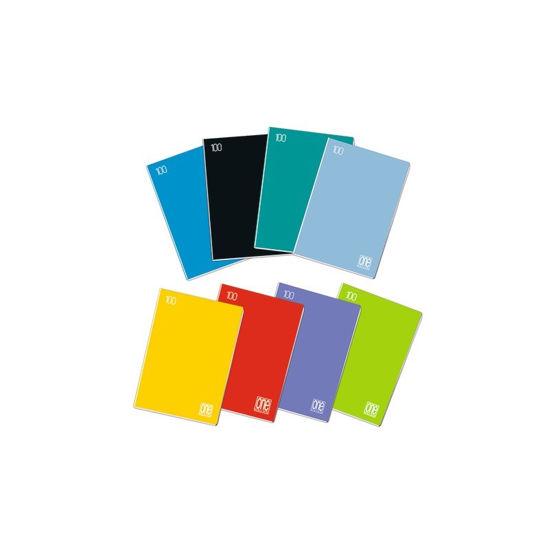 Maxi quaderno One Color A4 - 100 g/m² - 24+1 ff - 4M - 7183 (Conf.10)
