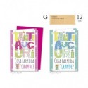 Biglietti augurali compleanno Cromo bambini - assortiti in 2 soggetti glitter - conf. 12 pz - BC.8136