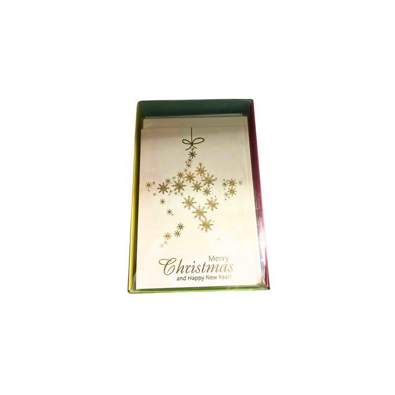 Biglietti augurali Natale Marpimar oro - conf. da 12 - assortiti ABNB31/12