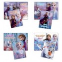 Biglietti auguri assortiti 11,5x16,8 cm conf. 12 pz Rex-Sadoch frozen 2 glitter WDBA035G