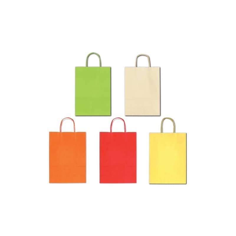 Sacchetti da regalo Rex-Sadoch Allegra tinta unita Light 16x8x21 cm assortiti - conf. 25 pz - SDF16LIT