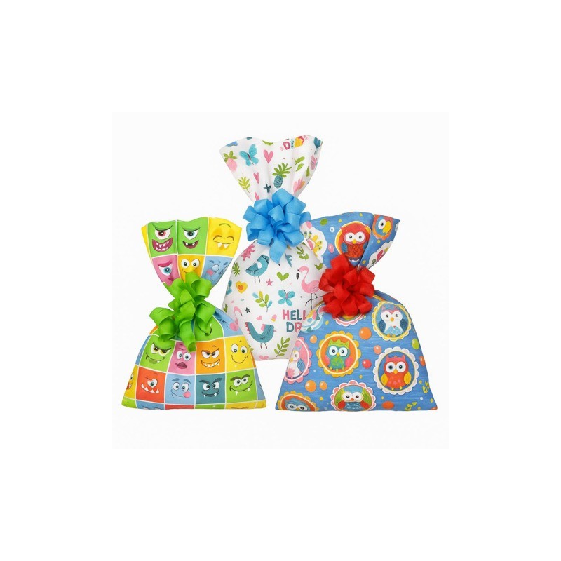 Busta in ppl perlato Florio Carta - conf. 100 pz fantasie assortite kids formato 40x60 - X686063406017