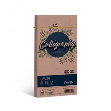 Buste Favini Calligraphy Nature per carta da lettere 120 g/m² conf. 25 11x 22 cm - mandorla - A57C204