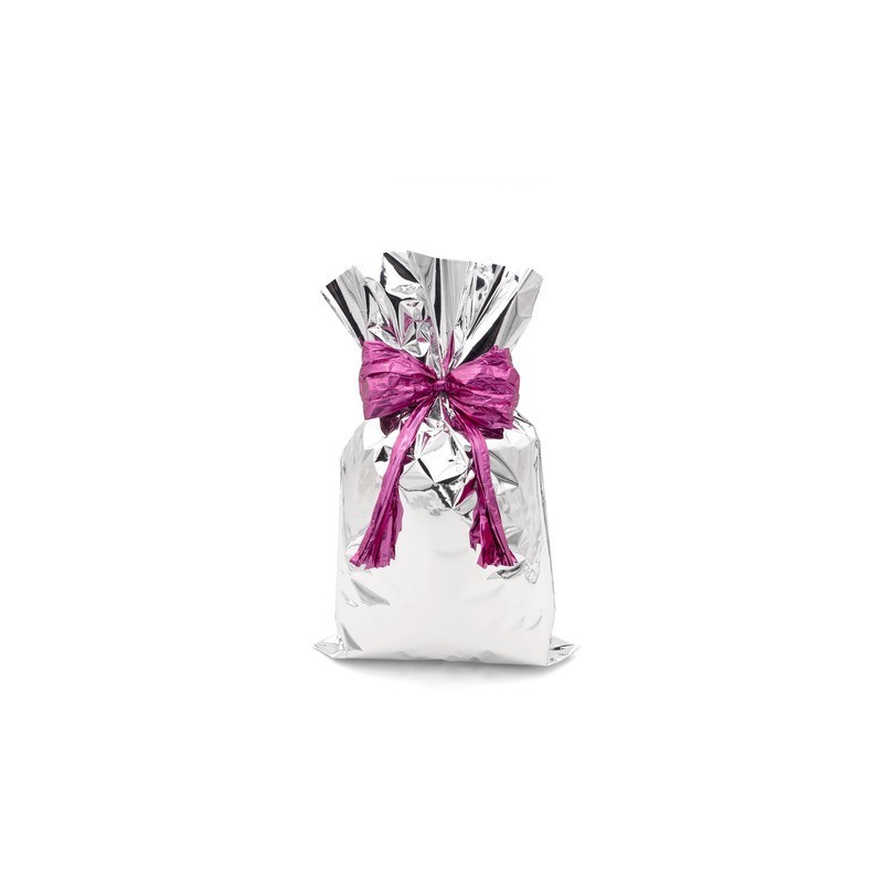 Buste regalo metallizzate Italpak - formato 35x50 cm - conf. 50 pz argento X007000355000