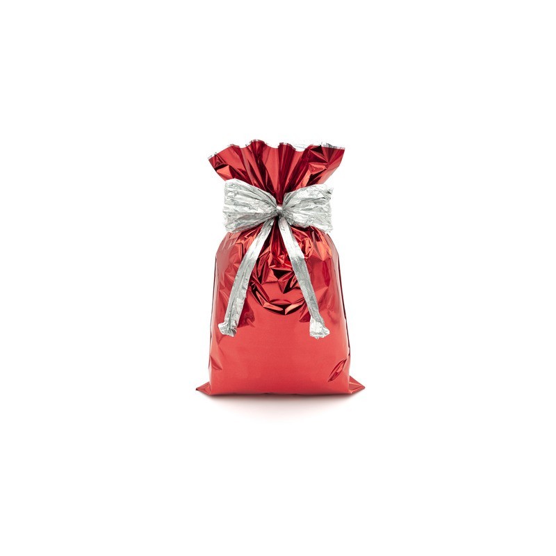 Buste regalo metallizzate Italpak - formato 35x50 cm - conf. 50 pz rosso X007002355000