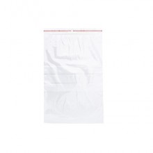 Buste trasp. chiusura grip in LDPE 50 μm Q-Connect con banda scrivibile - cont. alimentare - conf. 1000 pz - 20x30 cm