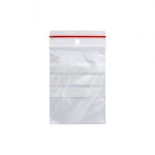 Buste trasp. chiusura grip in LDPE 50 μm Q-Connect con banda scrivibile - cont. alimentare - conf. 1000 pz - 6x8 cm