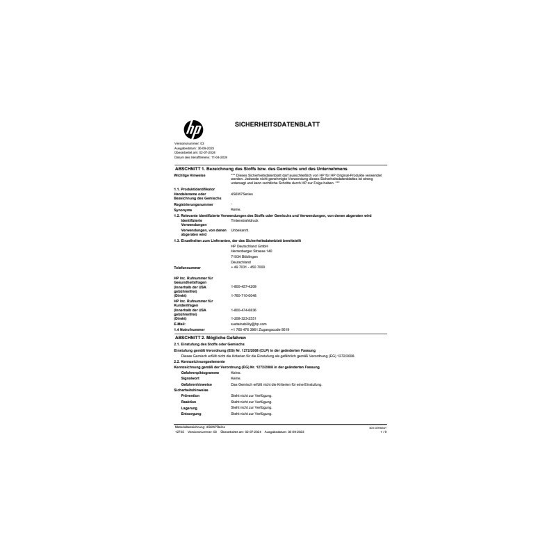 Cartuccia HP 937e - 4S6W7NE magenta -  4S6W7NE
