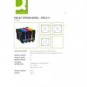 Cartuccia Q-Connect rigenerata Epson 604XL (C13T10H64010) nero/ciano/magenta/giallo - KF14244