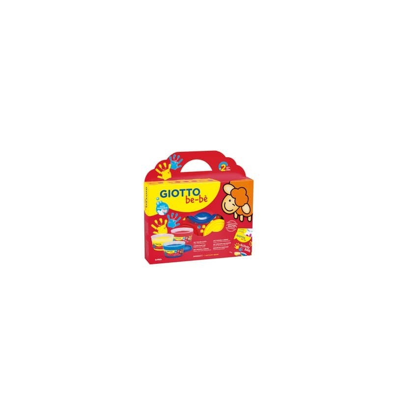Colori a dita Giotto Bebè conf. da 3x100 ml rosso, blu, giallo F460700