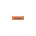 Espositore 12 astucci Nikoffice a 3 zip - colori assortiti silicone - 32NIK216