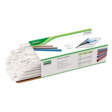 Dorsini tondi in PVC Lebez - dorso 4 mm - colore bianco - 871-B