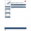 Dorsi plastici CombBind a 21 anelli - 14 mm A4 - fino a 125 fogli - conf da 100 dorsi GBC blu - 4028238