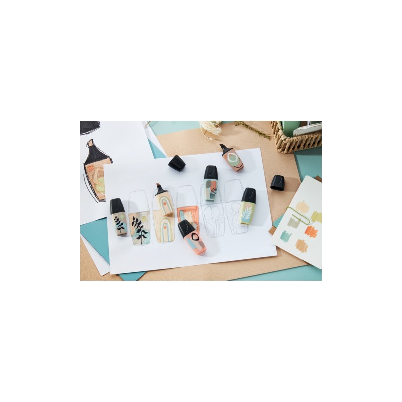 Evidenziatori Stabilo Boss® Mini NatureVibes - conf. 6 colori assortiti 07/06-31