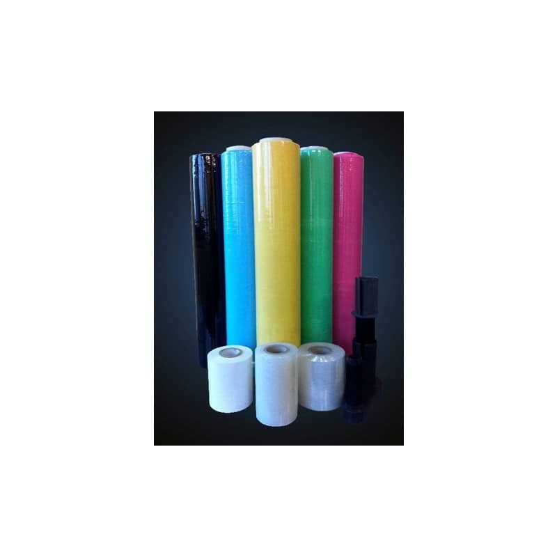 Film estensibile manuale SGR 50/23 my - bobina 180 mt - bianco - Conf. da 6 rotoli - EM150.009