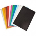 Foam in gomma Nikoffice EVA formato A4 colori assortiti glitterato non adesivo - conf. 10 fogli - 23NIK132 (Conf.3)