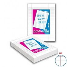 Fogli protocollo Blasetti A4 120 g/m² - uso bollo - risma da 100 fogli - 1320