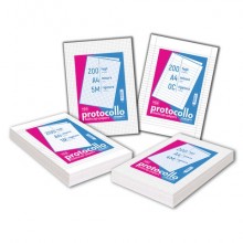 Fogli protocollo Blasetti A4 60 g/m² - rigatura 0Q - pacchetto da 20 fogli - 2238 (Conf.40)
