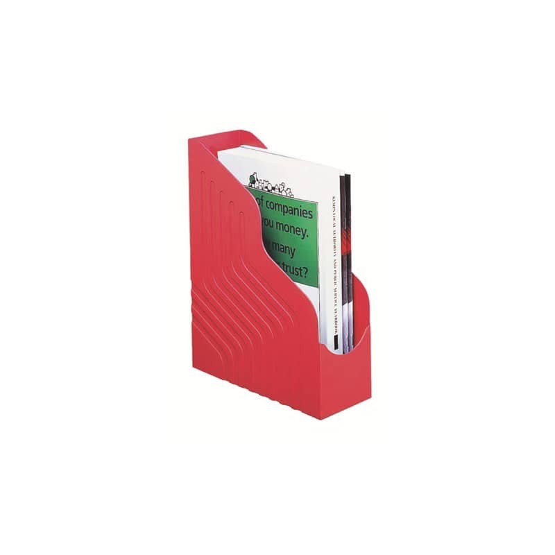 Portariviste King Mec Magazine Rack Jumbo - dorso 10 cm rosso 49111
