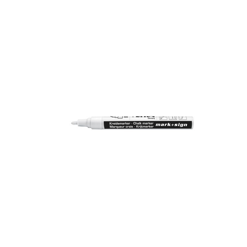 Marcatore a gesso liquido Lyra bianco p. tonda 2-4 mm L4410001