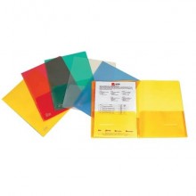 Cartellina con tasca King Mec Full A4 21x29,7 cm trasparente 111418 (Conf.5)