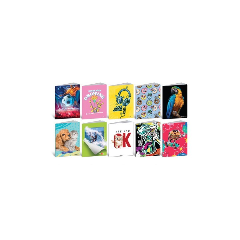 Quaderno Blasetti sel. Bambini A5 - 80 g/m² - 20+1 ff - A - conf. 10 pezzi - 9363