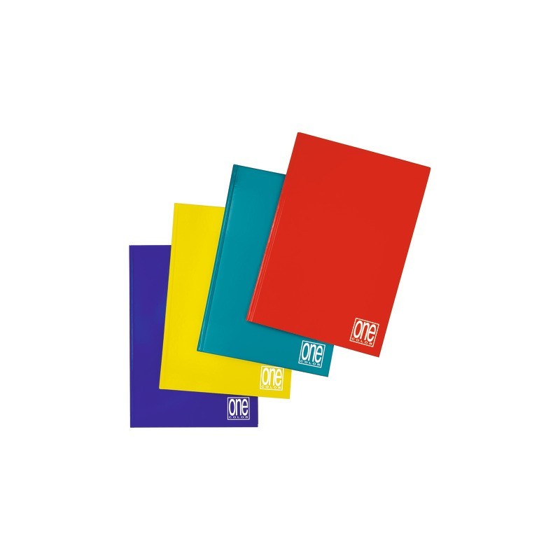 Quaderno One Color A5 - 60 g/m² - 72 ff - 5M - colori assortiti - 2009 (Conf.5)