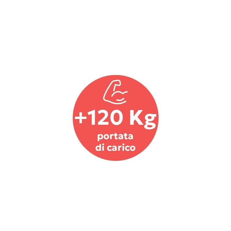 Sedia operativa girevole Unisit Larissa LR1SB con poggiatesta - rivestimento ecopelle bianco - LR1SB/KQ