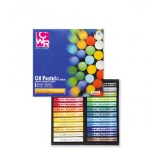 Pastelli ad olio tondi CWR 24 colori assortiti - MY/MOP24