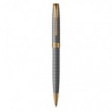 Penna a sfera Parker Sonnet punta M inchiostro nero Sterling Silver Ciselé - 1931492