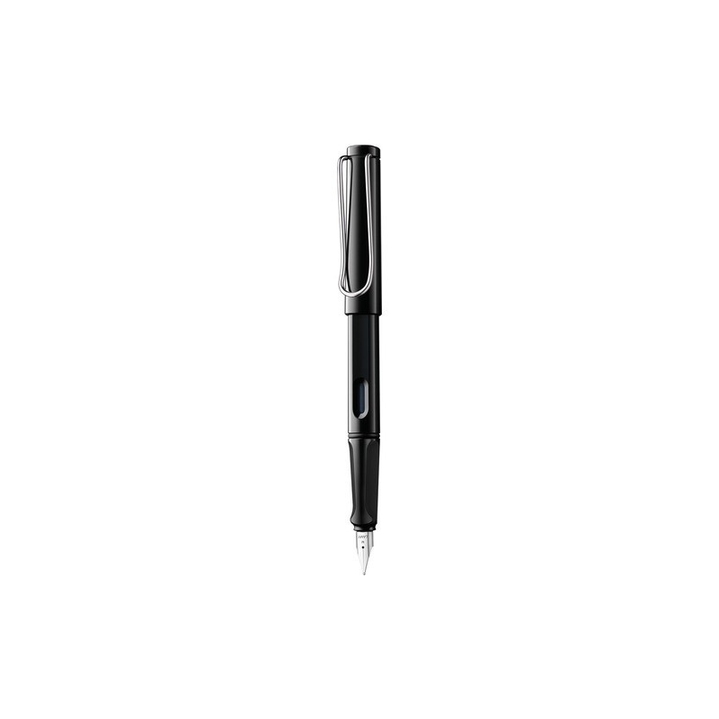 Penna Lamy Safari punta fine inchiostro blu Blackstilo - fusto nero 1219678