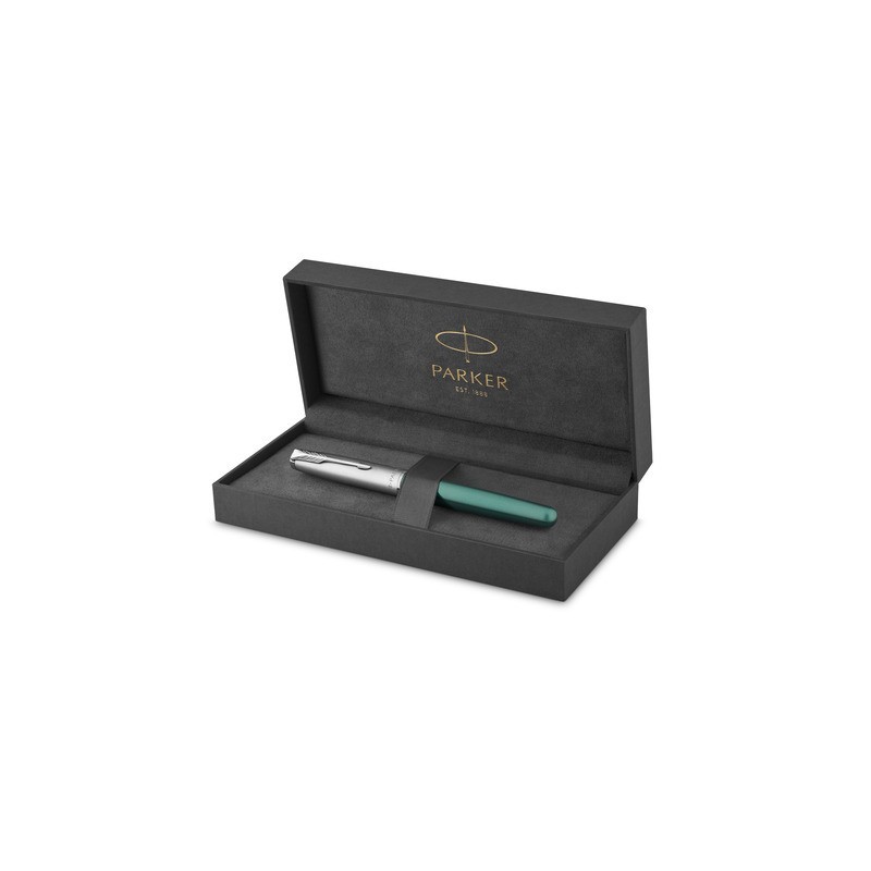 Penna stilografica Parker Sonnet Parker punta F inchiostro nero Green CT 2169362