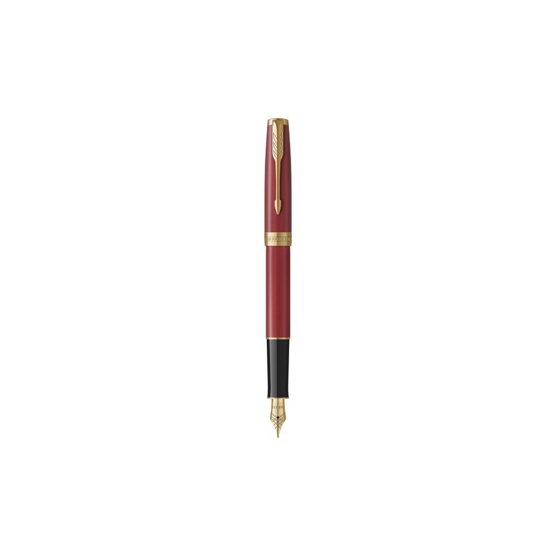Penna stilografica Parker Sonnet Parker punta F inchiostro nero Red GT 1931473