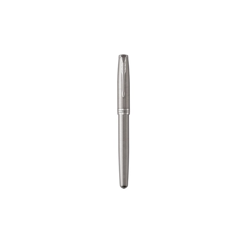 Penna stilografica Parker Sonnet Parker punta F inchiostro nero Stainless Steel CT - 1931509