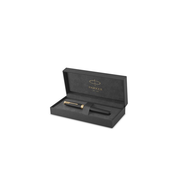 Penna stilografica Parker Sonnet punta F Matt Black GF 1931516