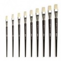 Pennelli Deco manico corto punta piatta - N° 16 - conf. 12 pezzi - K577/16