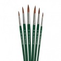 Pennello punta tonda Lebez - pelo di bue - serie N.4 - conf. 12 pz 1557/4B