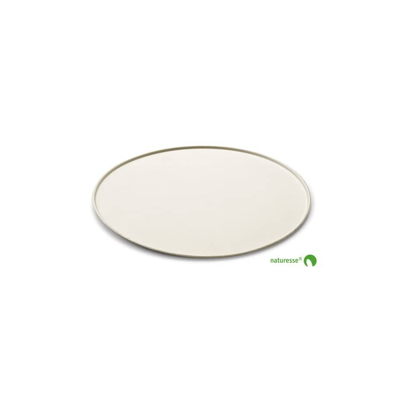 Piatto pizza Ø 32,5 cm in polpa di cellulosa Scatolificio del Garda Bianco - Conf. 50 pezzi - 10485