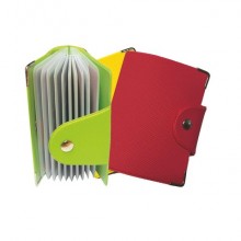 Portacarte a libro Alplast Portacard 20 scomparti in pvc colori assortiti 1021C (Conf.24)